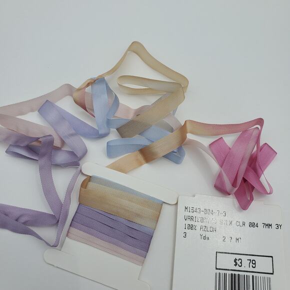 Mokuiba Embroidery Ribbon Variegated 7mm Color 004 - Picture 1 of 9